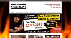 Desktop Screenshot of grill-spezialist.de